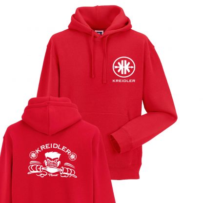 Sweater Hoody rood-14
