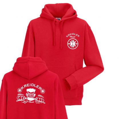 Sweater Hoody rood-15