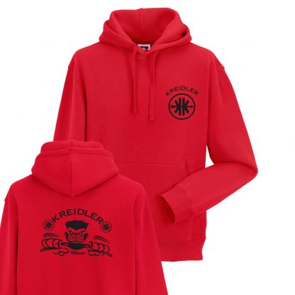 Sweater Hoody rood-17