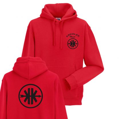 Sweater Hoody rood-19