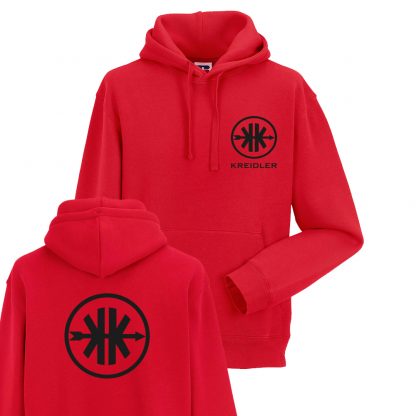 Sweater Hoody rood-20