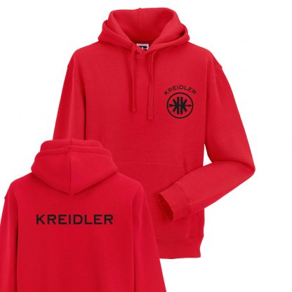 Sweater Hoody rood-24