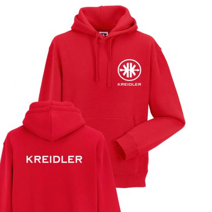 Sweater Hoody rood-27