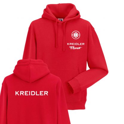 Sweater Hoody rood-29