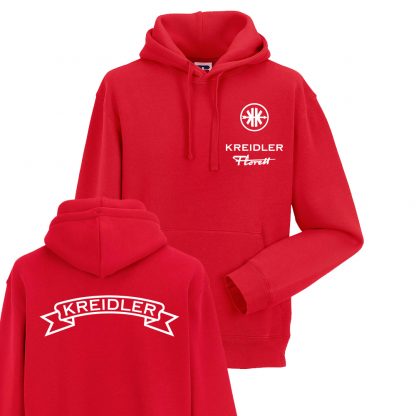Sweater Hoody rood-32
